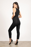 Running Out Of Reasons Black Contrast Jumpsuit