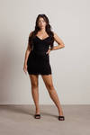 Secret Crush Black Lace Bodycon Mini Dress