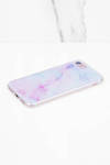 Iridescent Blue and Pink Crystal Phone Case