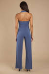 Out of Bounds Blue Jumpsuit