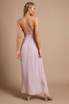 Opposites Attract Dusty Lavender  Lace Maxi Dress