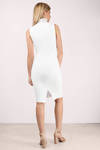 Bless'ed Are The Meek Conjoin Ivory Bodycon Dress