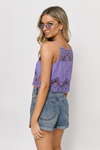More To Love Lavender Lace Top