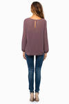 Come Love Me Forever Blouse in Mauve