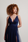 Night To Remember Navy Maxi Dress