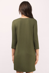 Out Of My Memory Olive Dress