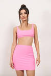 Check It Out Pink Bodycon Set