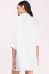 Aline White Shirt Dress