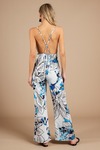 Island Living White Floral Jumpsuit