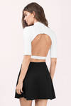 Ultimate Distraction White Crop Top