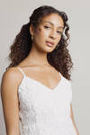 Why Not White Lace A-line Dress