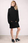 Cameo Change For Love Black Knit Sweater Dress