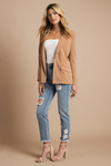 Chill With Me Camel Oversized Blazer