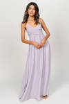 All About Tonight Lavender Maxi Dress