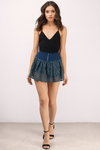 Sweet Soulmate Navy Lace Mini Skirt