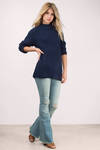 Zip It Good Navy Knitted Sweater